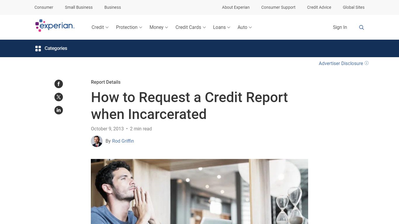 How to Request a Credit Report when Incarcerated - Experian